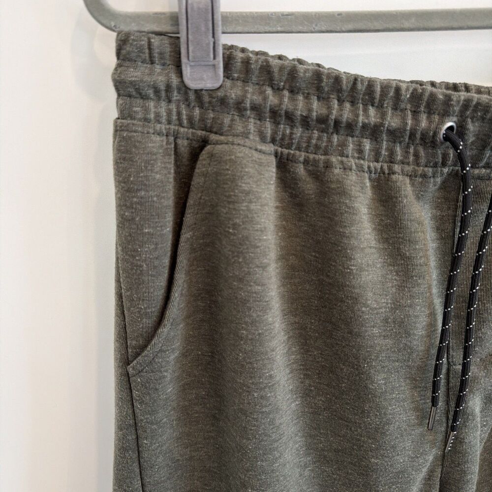 Burnside Men's Sz L Performance Jogger Pants Olive Green Army Zip Pocket BG8531 - Picture 7 of 16